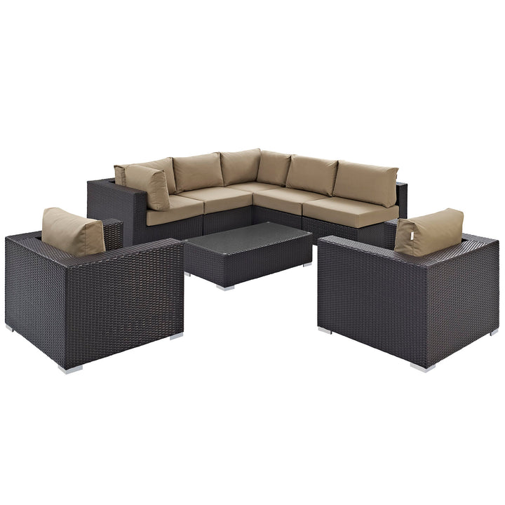 Converge 8 Piece Outdoor Patio Sofa Set