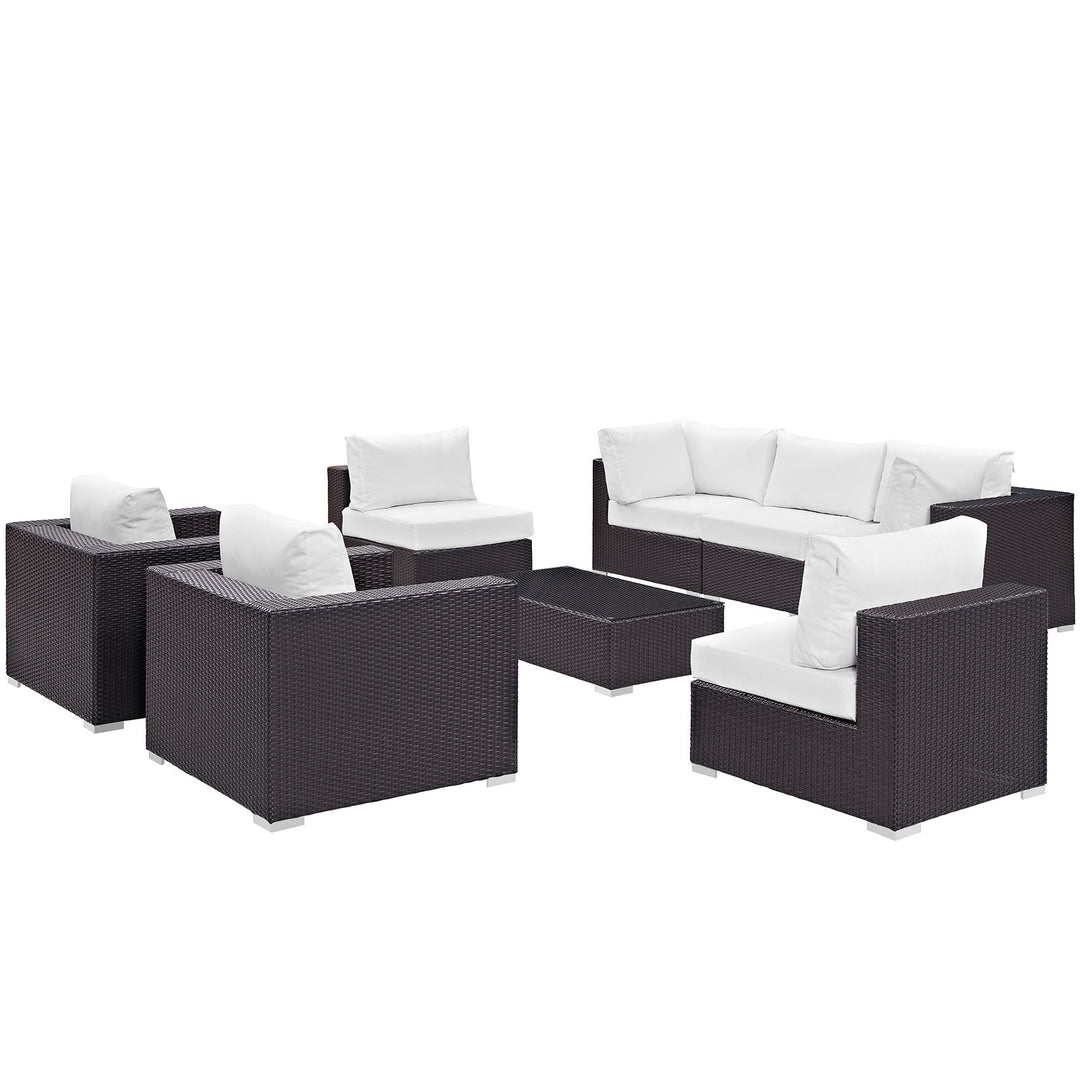 Converge 8 Piece Outdoor Patio Sofa Set