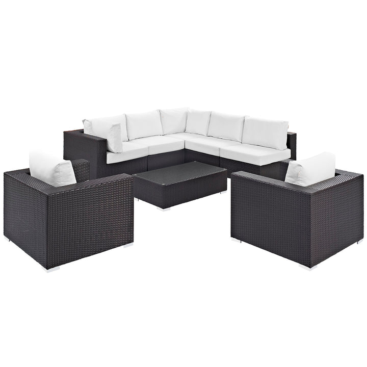 Converge 8 Piece Outdoor Patio Sofa Set