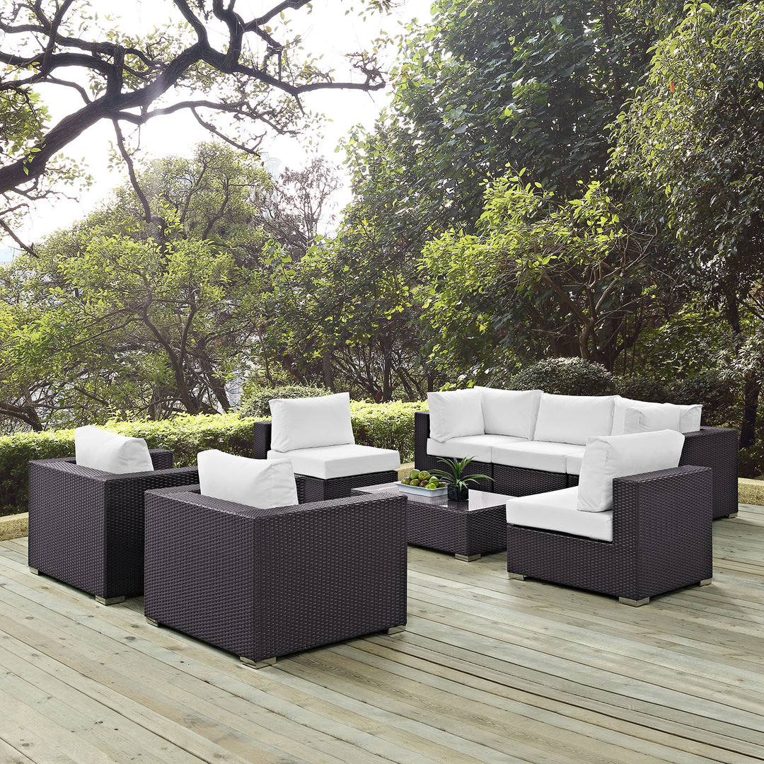 Converge 8 Piece Outdoor Patio Sofa Set