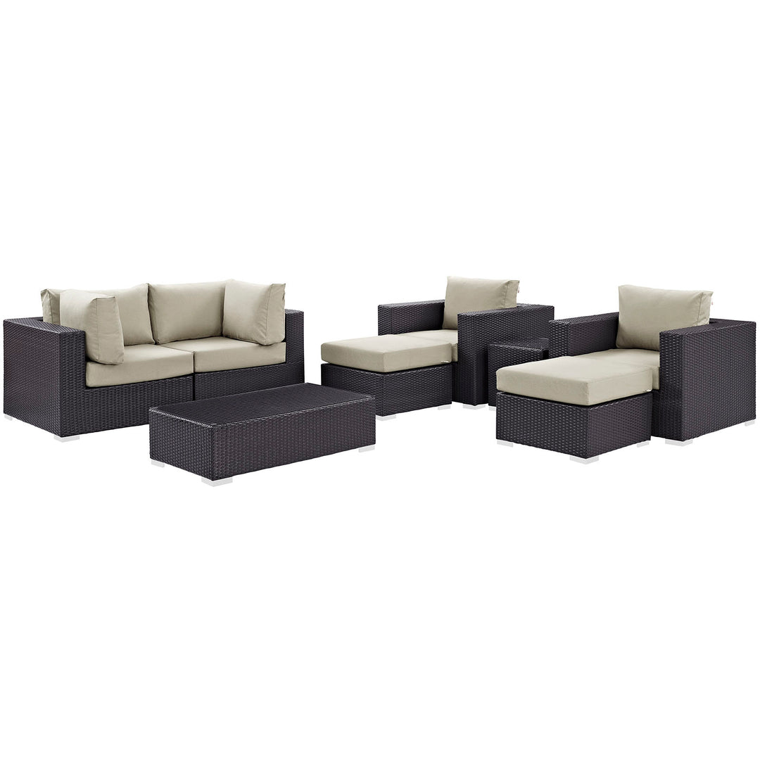 Converse 8 Piece Outdoor Patio Sectional Set