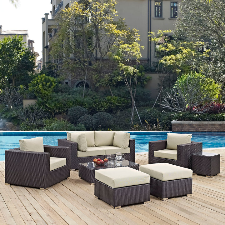 Converse 8 Piece Outdoor Patio Sectional Set