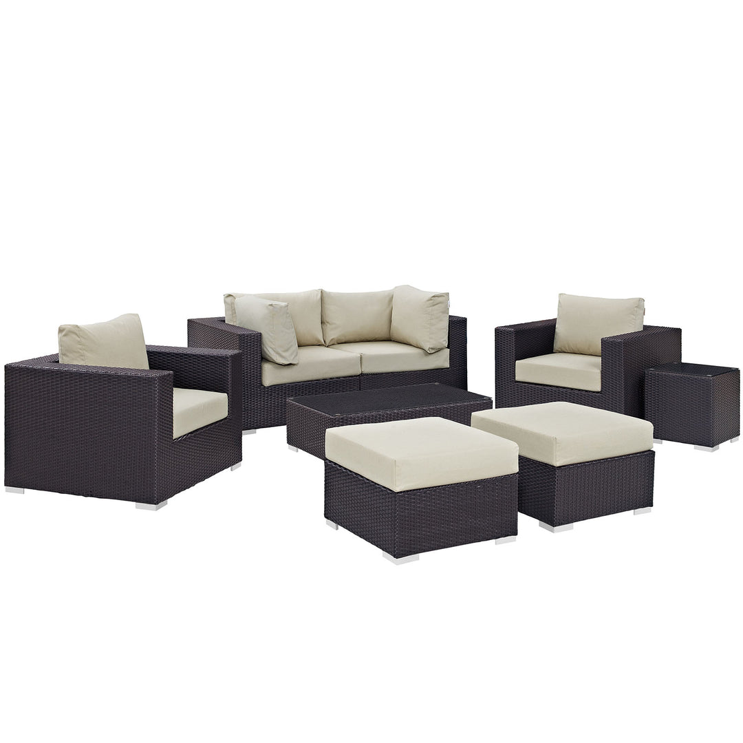 Converse 8 Piece Outdoor Patio Sectional Set