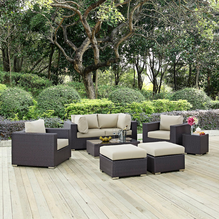 Converse 8 Piece Outdoor Patio Sectional Set