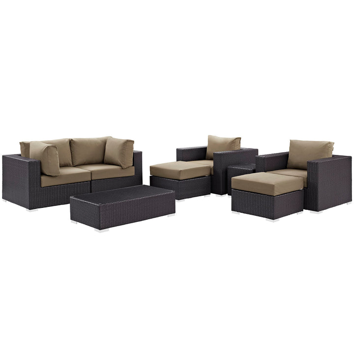 Converse 8 Piece Outdoor Patio Sectional Set