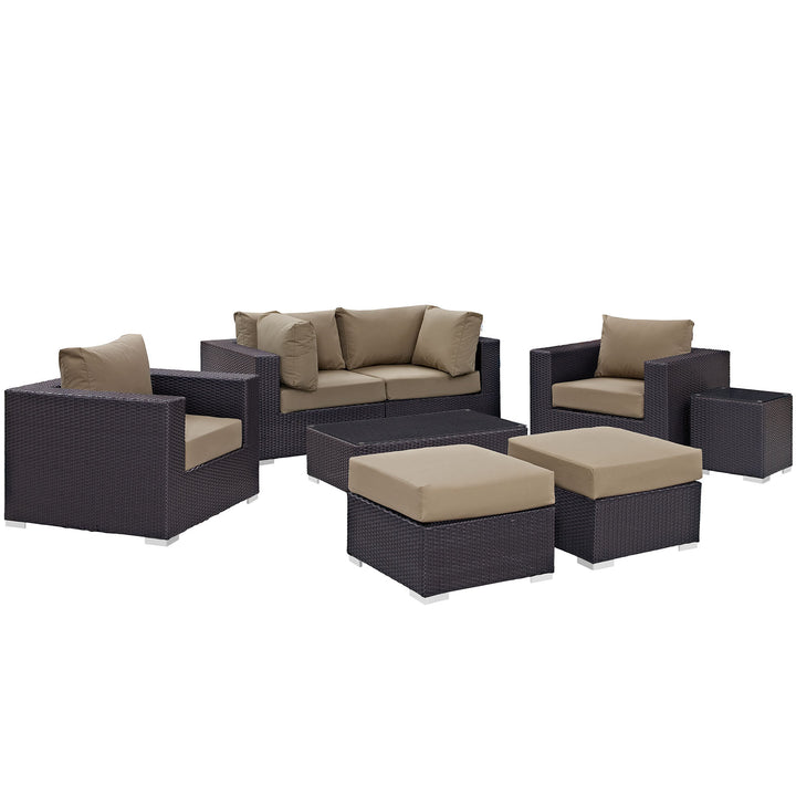 Converse 8 Piece Outdoor Patio Sectional Set