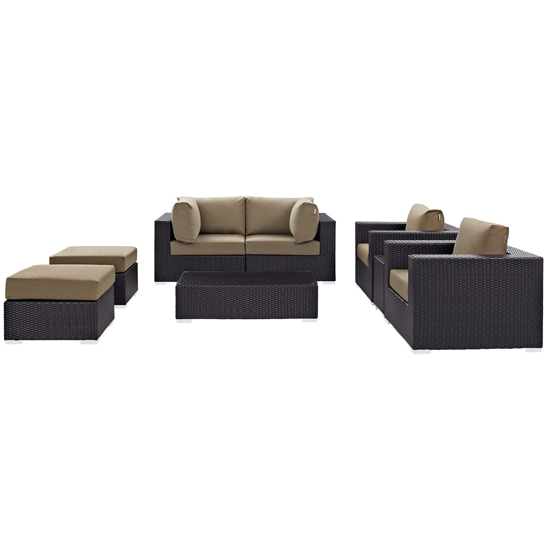 Converse 8 Piece Outdoor Patio Sectional Set