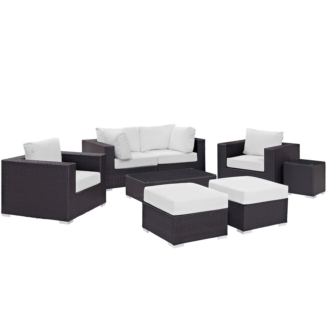 Converse 8 Piece Outdoor Patio Sectional Set