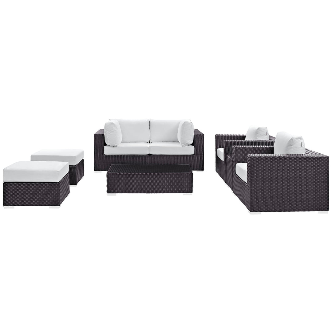 Converse 8 Piece Outdoor Patio Sectional Set