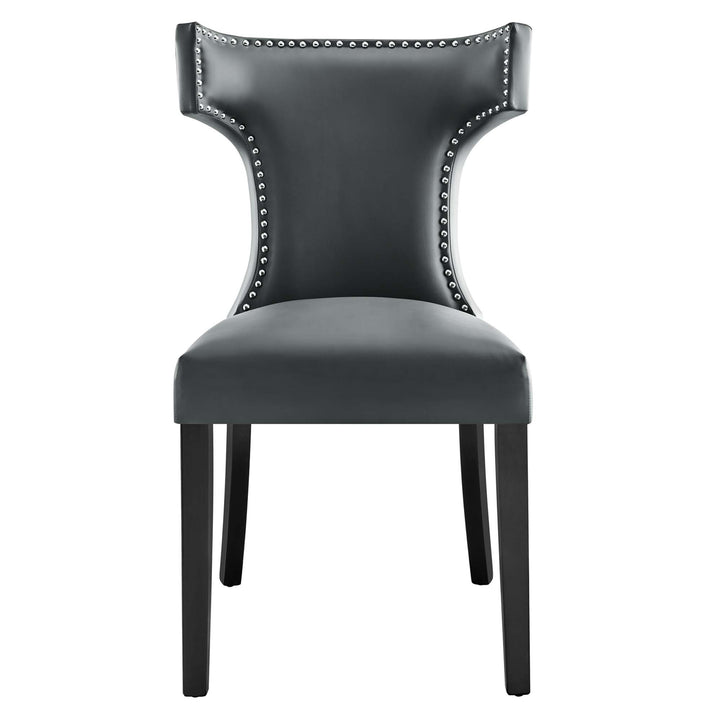 Crescent Vegan Leather Dining Chair