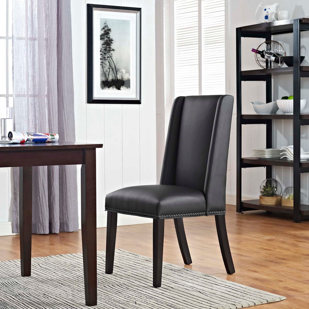 Bishop Vegan Leather Dining Chair