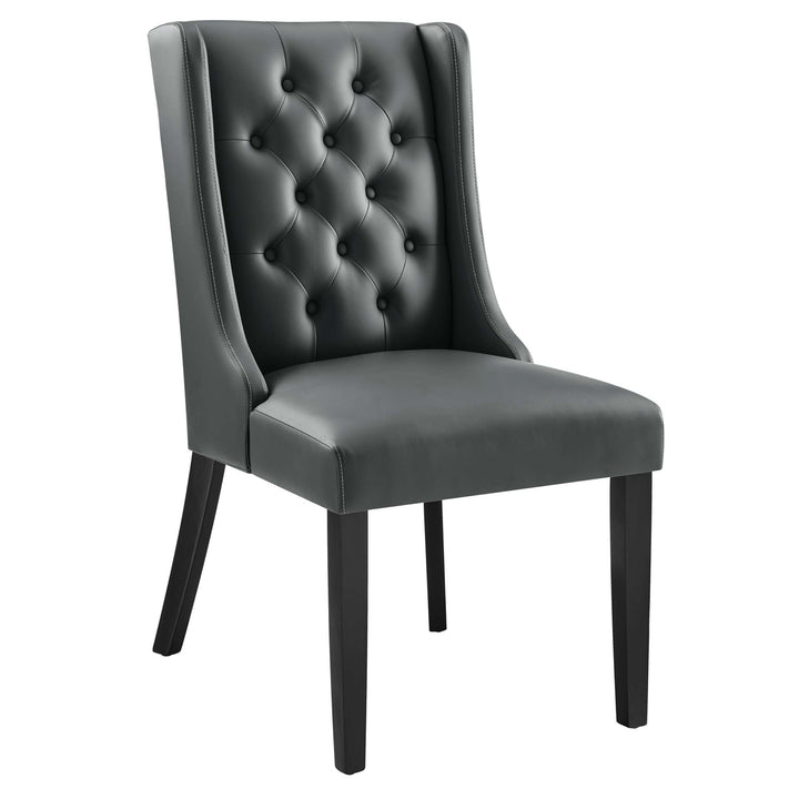 Belmont Button Tufted Vegan Leather Dining Chair