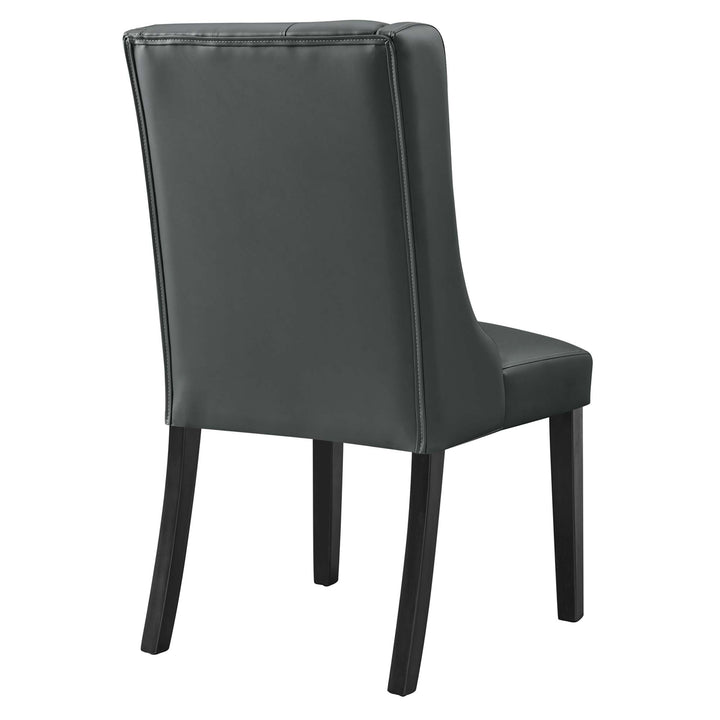 Belmont Button Tufted Vegan Leather Dining Chair