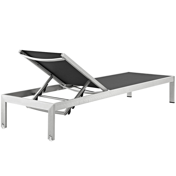 Summit Outdoor Poolside Aluminum Lounger