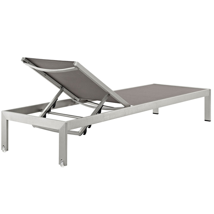 Summit Outdoor Poolside Aluminum Lounger