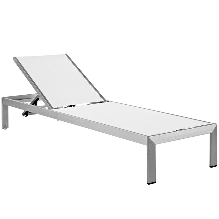 Summit Outdoor Poolside Aluminum Lounger