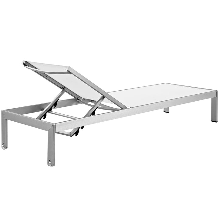 Summit Outdoor Poolside Aluminum Lounger