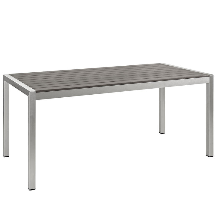 Seaside Outdoor Patio Aluminum Dining Table