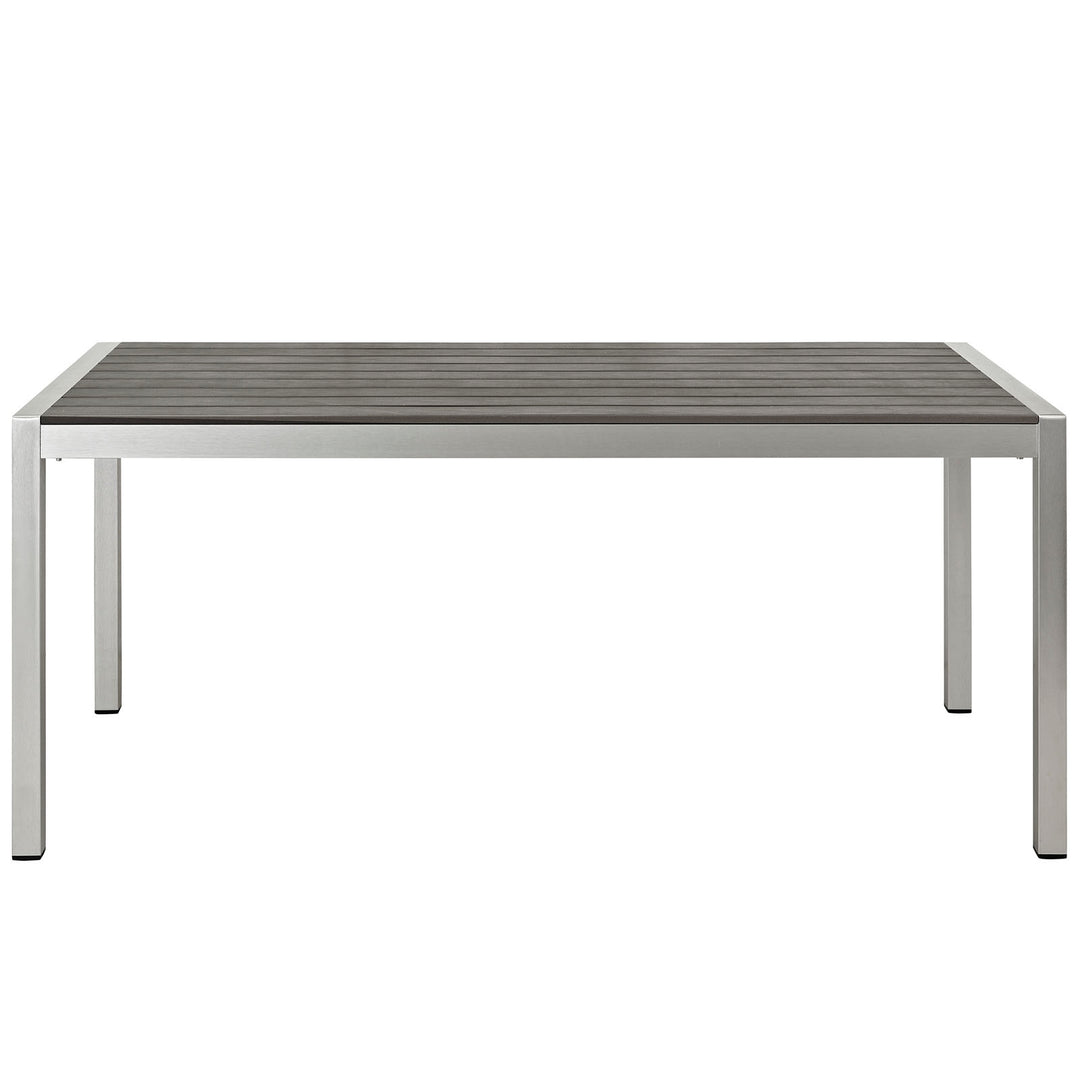 Seaside Outdoor Patio Aluminum Dining Table