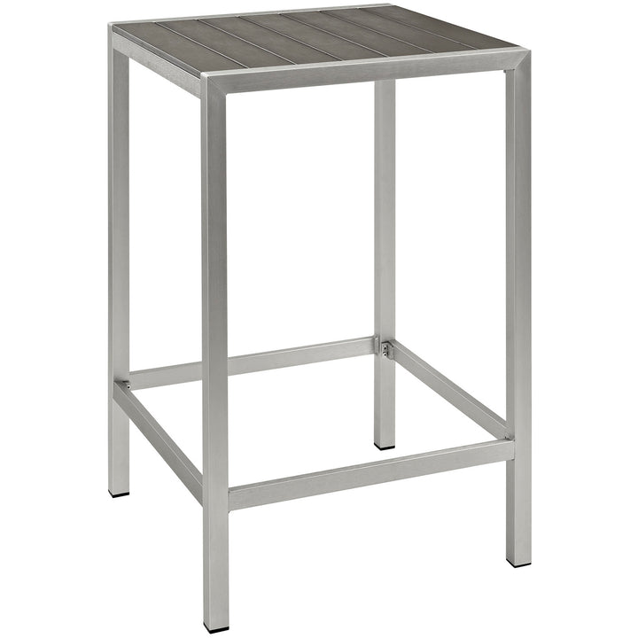 Seaside Open-Air Aluminum Bar Table