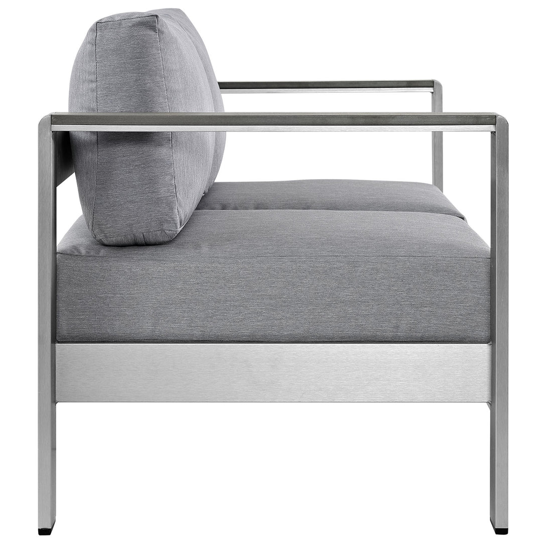 Seaside Open-Air Aluminum Loveseat