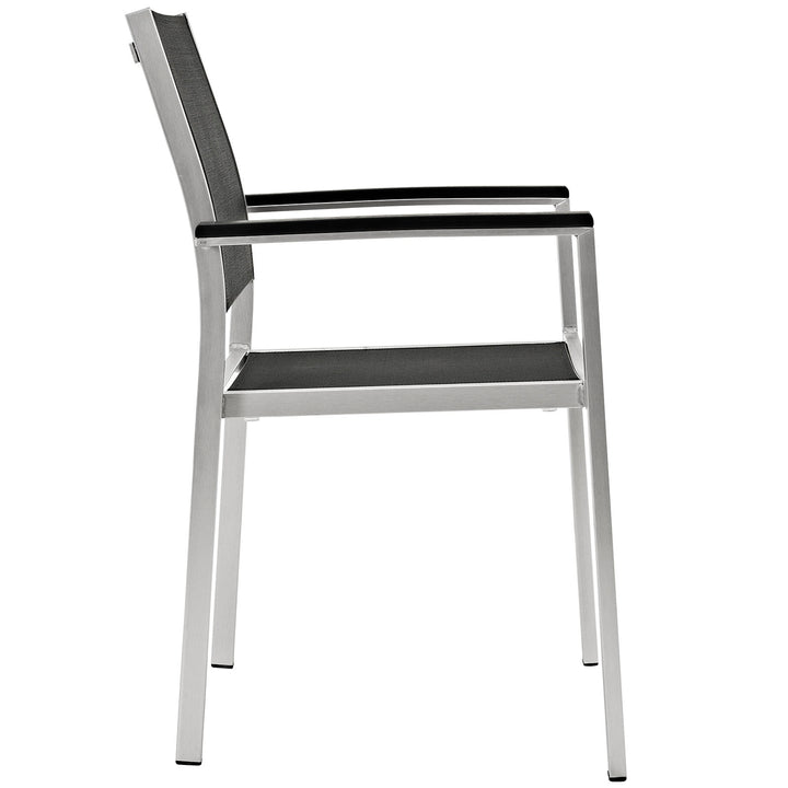 Seaside Outdoor Patio Aluminum Dining Chair