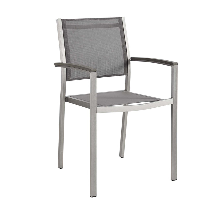 Seaside Outdoor Patio Aluminum Dining Chair