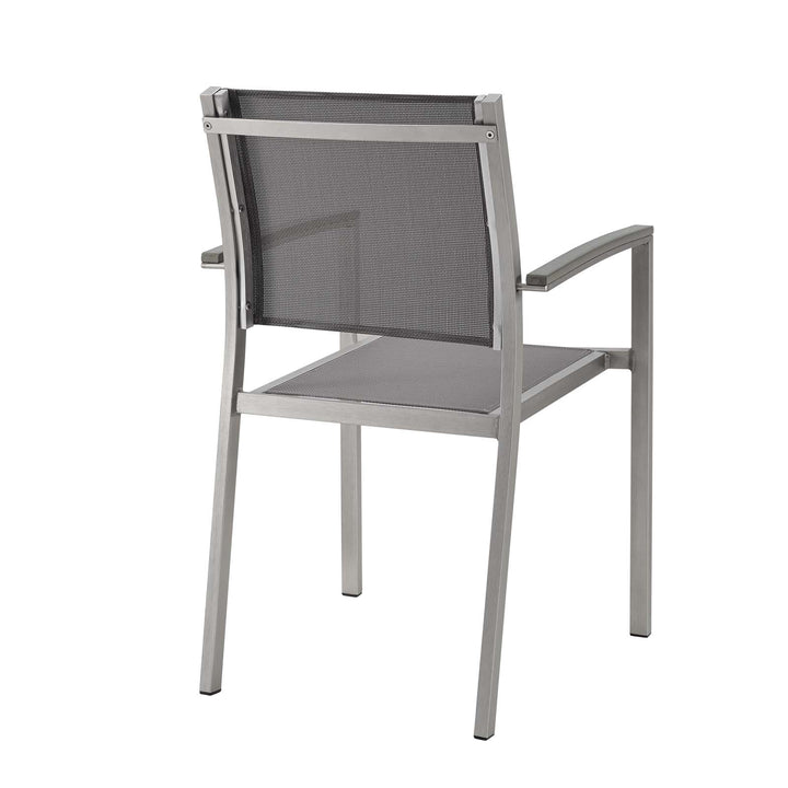 Seaside Outdoor Patio Aluminum Dining Chair