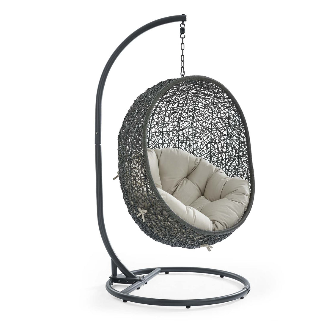 Haven Outdoor Porch Swing Seat With Stand