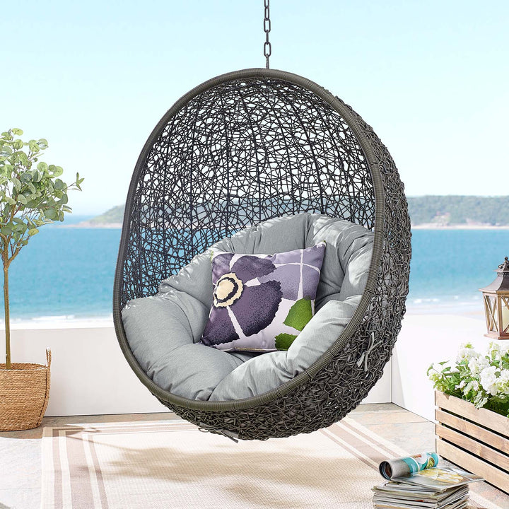 Haven Outdoor Porch Swing Seat With Stand