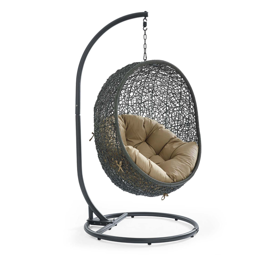 Haven Outdoor Porch Swing Seat With Stand