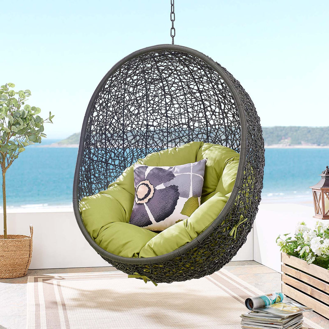 Haven Outdoor Porch Swing Seat With Stand