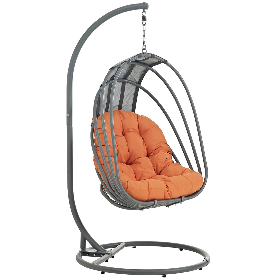 Wanderer's Woven Patio Swing Chair Without Stand