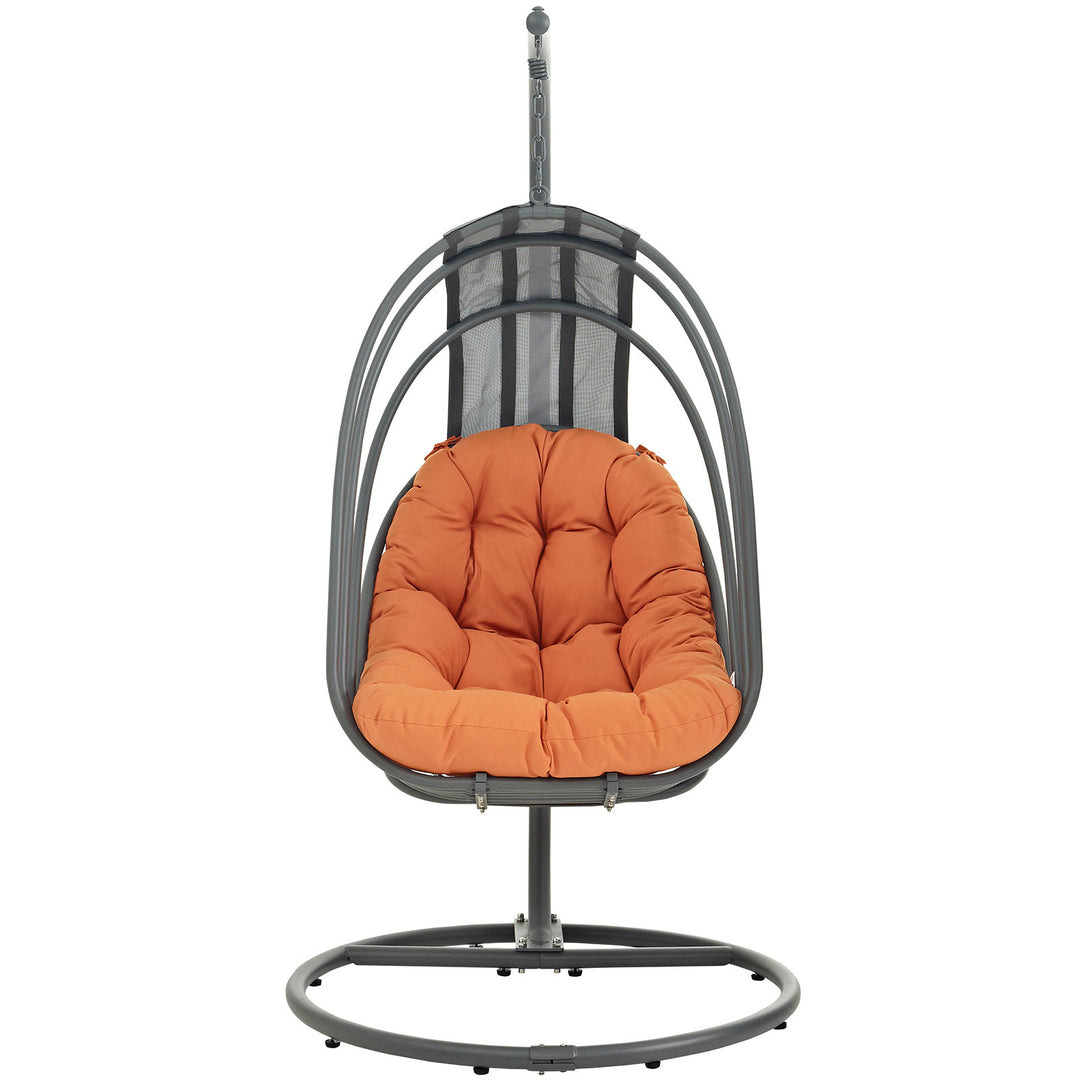 Wanderer's Woven Patio Swing Chair Without Stand