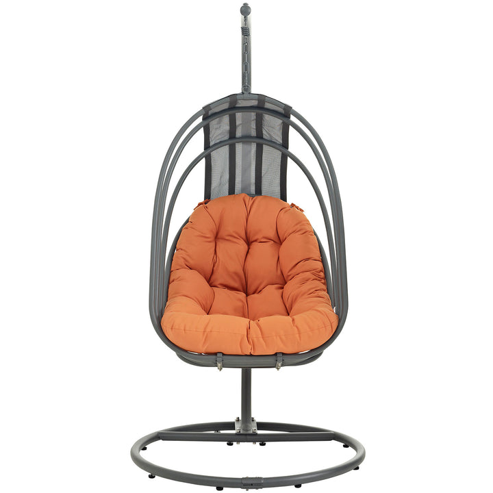 Wanderer's Woven Patio Swing Chair Without Stand