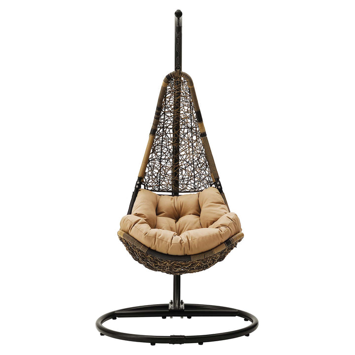 Auburn Wicker Rattan Outdoor Patio Swing Chair