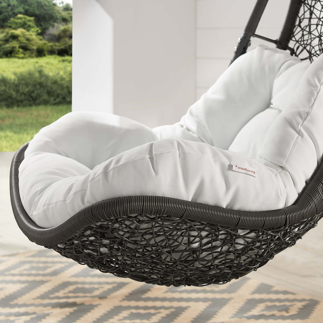 Auburn Wicker Rattan Outdoor Patio Swing Chair