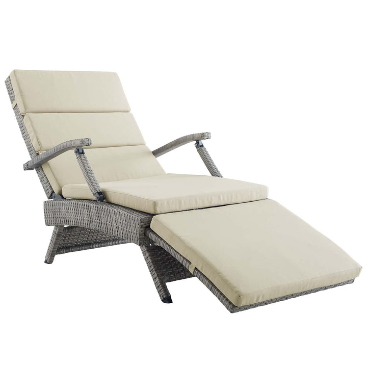 Eclipse Chaise Outdoor Patio Wicker Rattan Lounge Chair