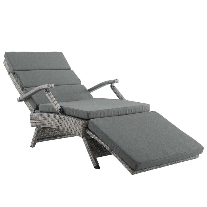 Eclipse Chaise Outdoor Patio Wicker Rattan Lounge Chair