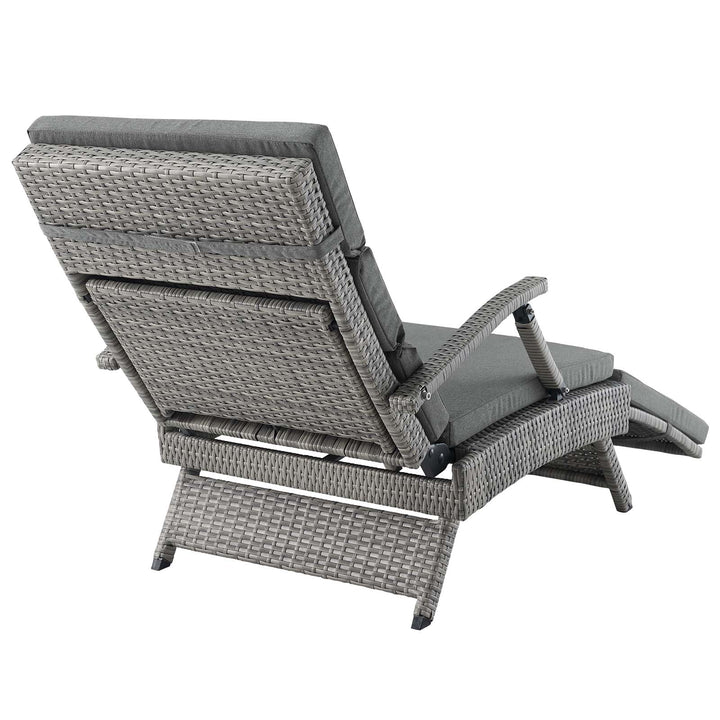 Eclipse Chaise Outdoor Patio Wicker Rattan Lounge Chair