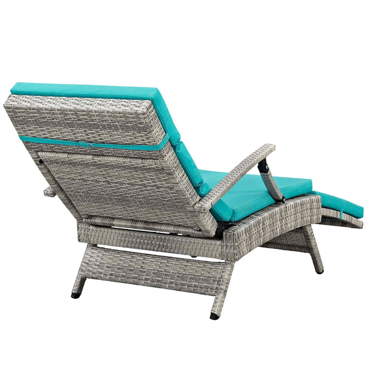 Eclipse Chaise Outdoor Patio Wicker Rattan Lounge Chair