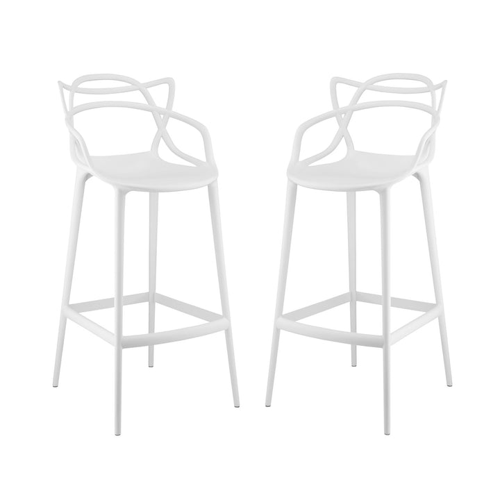 Enveloped Bar Stool Set of 2