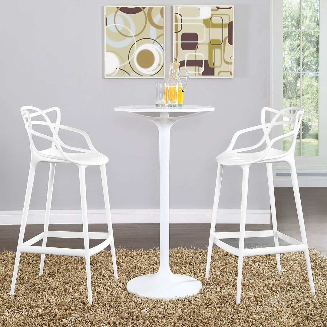 Enveloped Bar Stool Set of 2