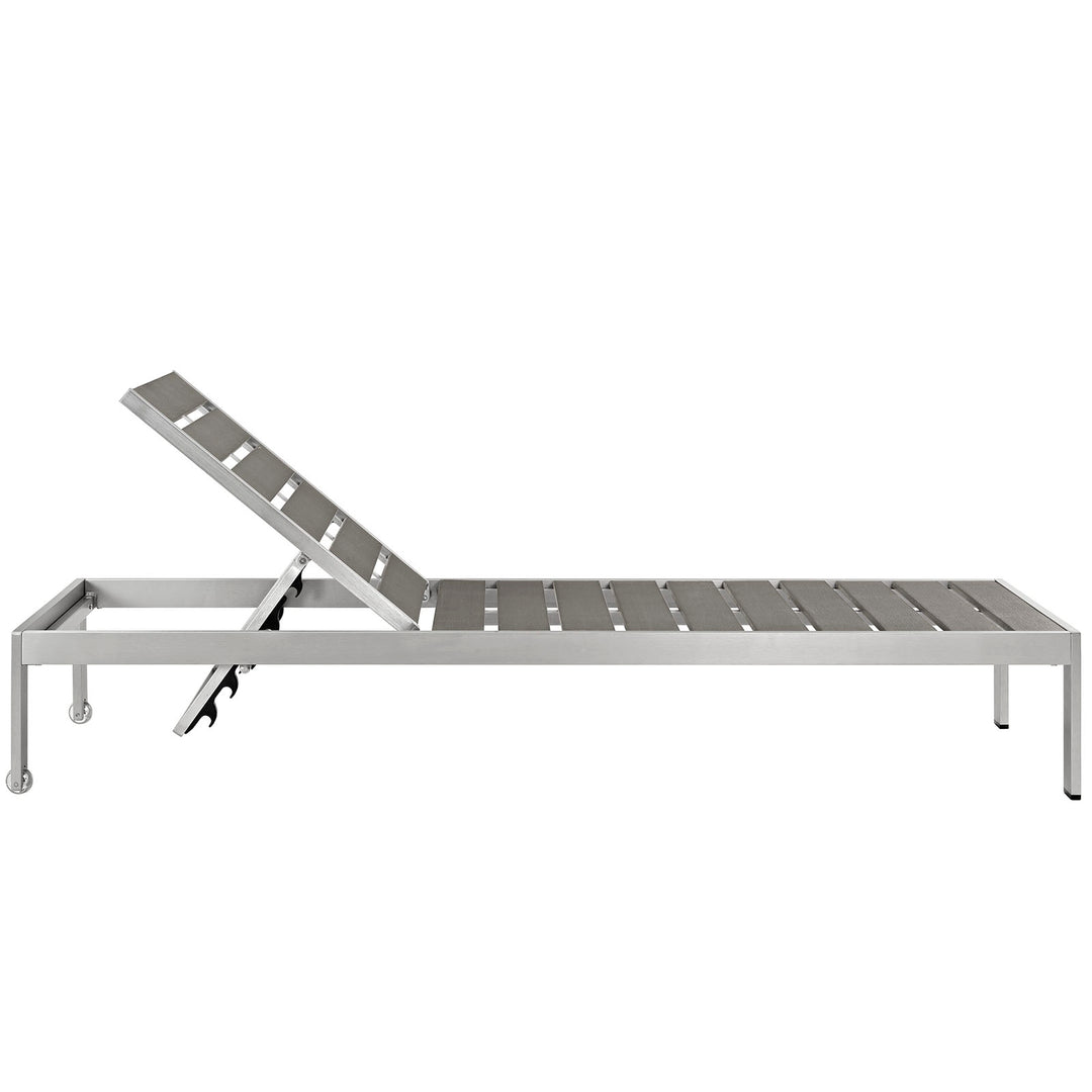 Seaside 2 Piece Outdoor Patio Aluminum Set