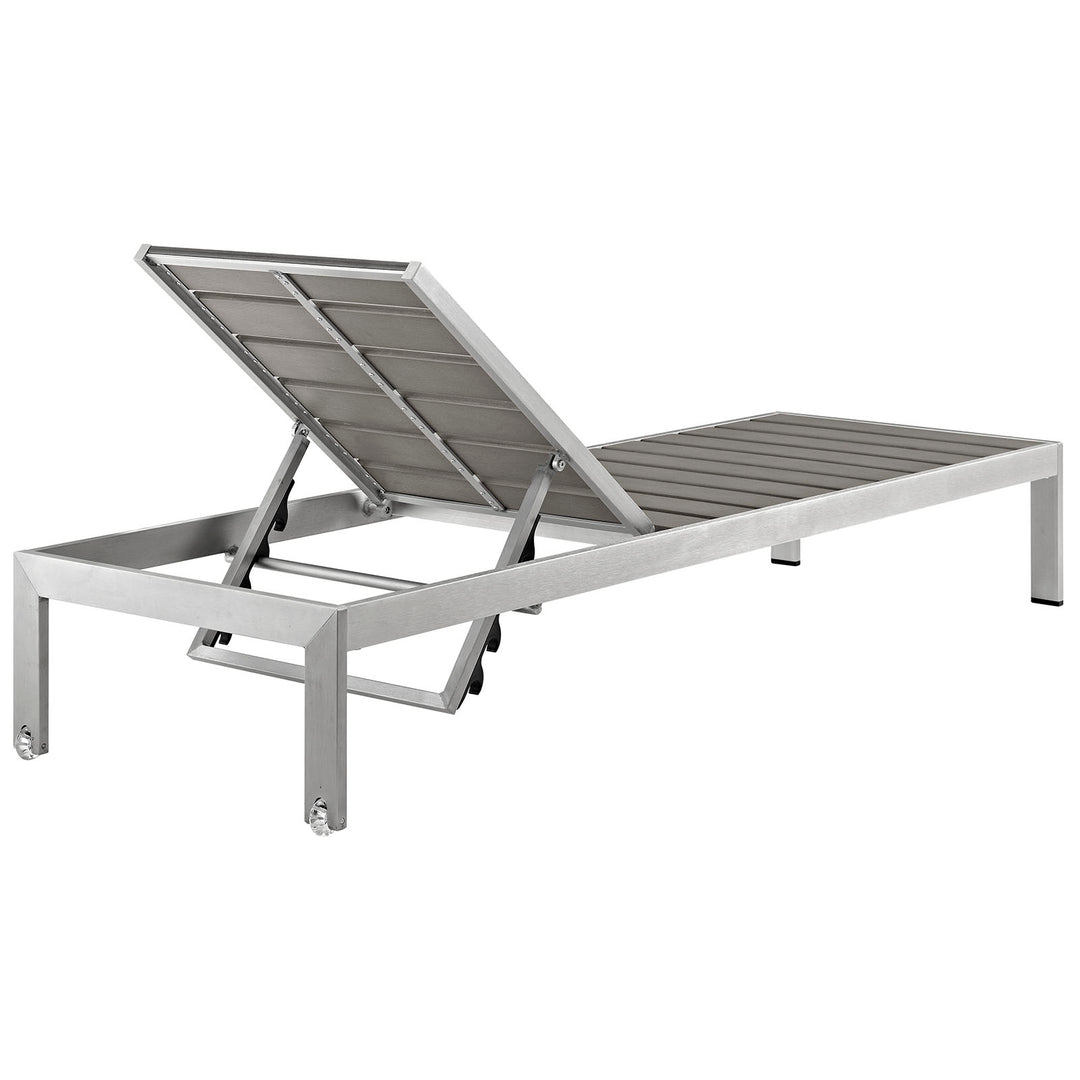 Seaside 2 Piece Outdoor Patio Aluminum Set