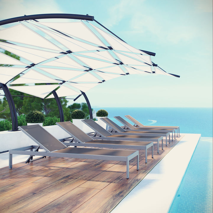 Seaside Aluminum Lounge Collection Set of 6