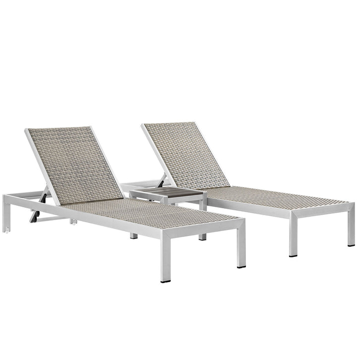 Sail 3 Piece Outdoor Patio Aluminum Set