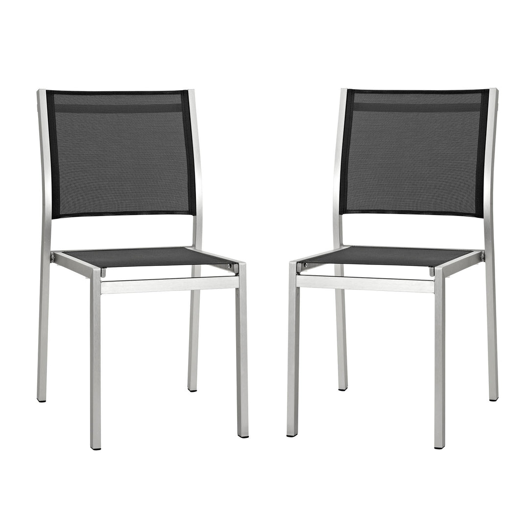 Seaside Aluminum Patio Side Chair Set of 2