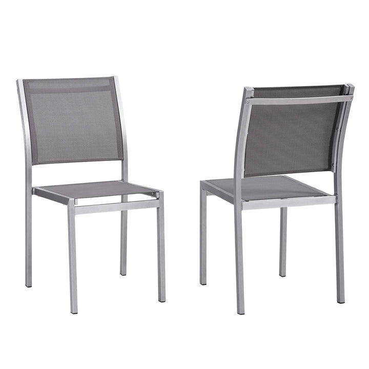 Seaside Aluminum Patio Side Chair Set of 2