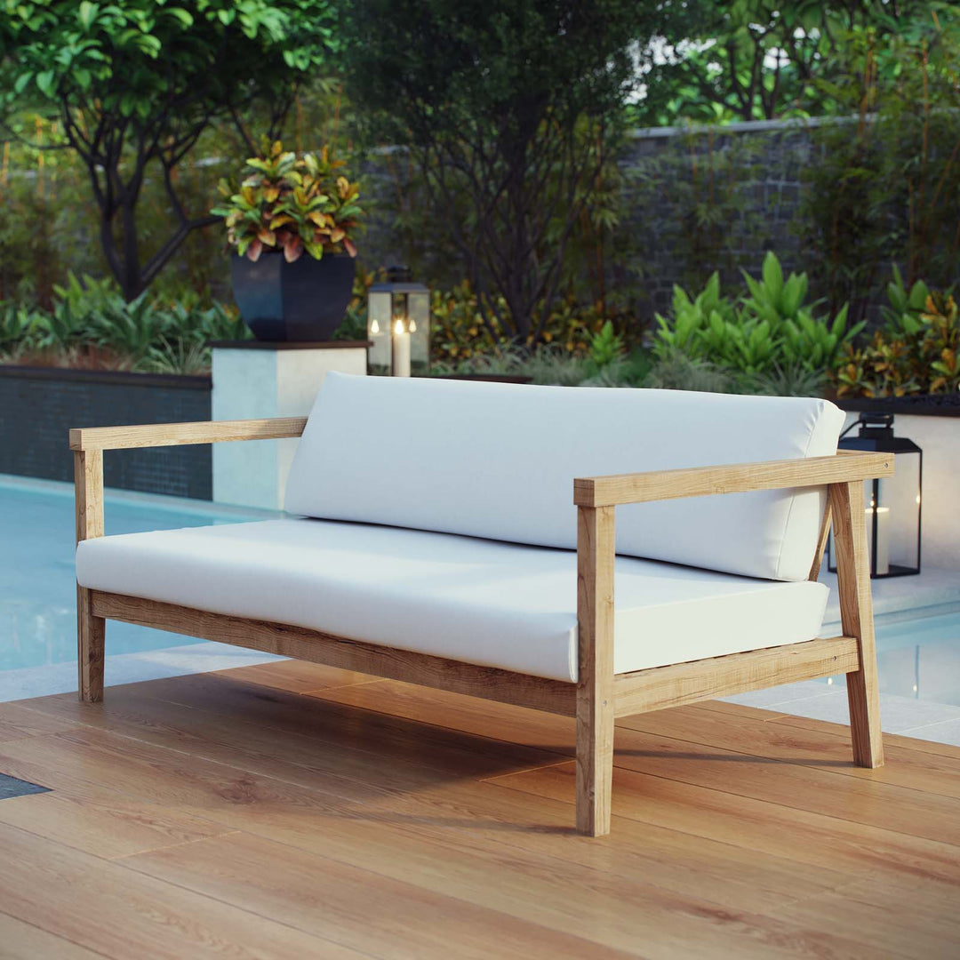 Bayside Open-Air Teak Sofa